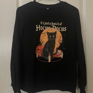 Black Cat Halloween Sweatshirt